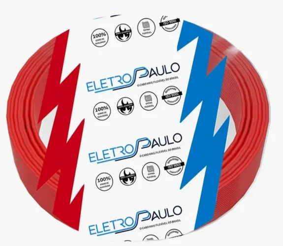 VENDO FIO 4 MILÍMETROS ELETROPAULO COR AZUL , VERMELHO , VERDE  ROLO DE 10 METROS $ 200 . 