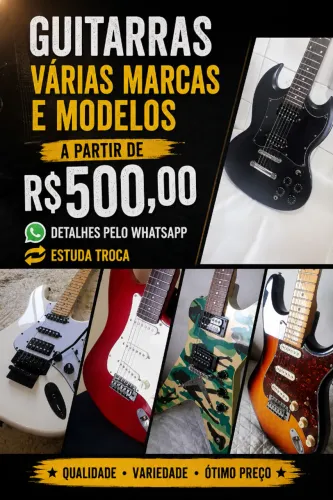 Guitarras Eagle Epiphone Giannini Tagima Strinberg Schecter Squier Washburn - Estuda Troca