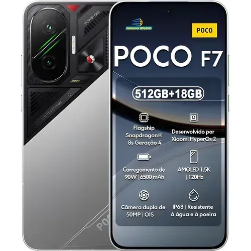 Poco F7 512gb. com Nf. 3 meses de uso. Retirada no Montese