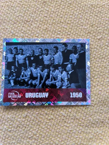 FIGURINHA DA COPA FWC 10 URUGUAY 1950