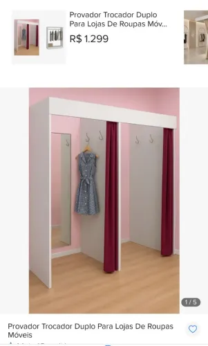 Provador de roupa