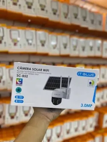 CAMERA EMERGIA-SOLAR WI-FI INTELIGENTE ITBLUE SCB52 (NOVA)