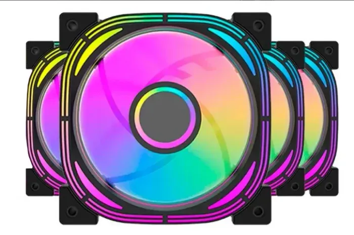 Kit 4 Ventoinhas Cooler Fan Aigo Darkflash Infinity 24 ARGB 120mm - NOVAS!