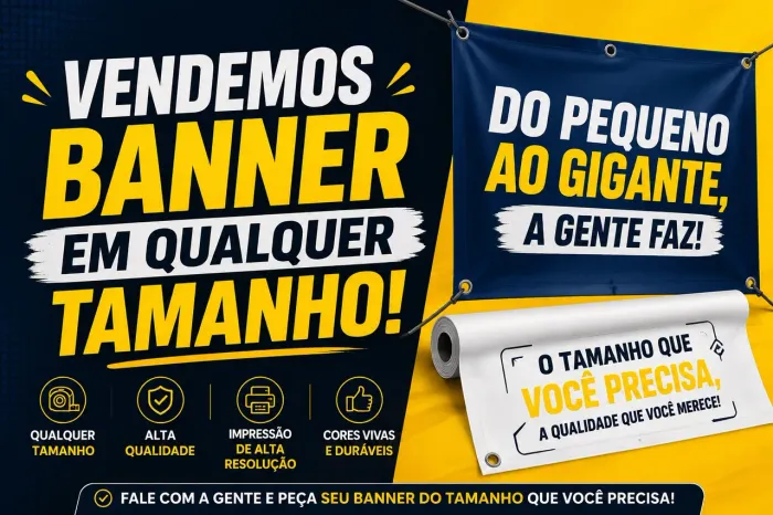 Impressão de banners profissionais 