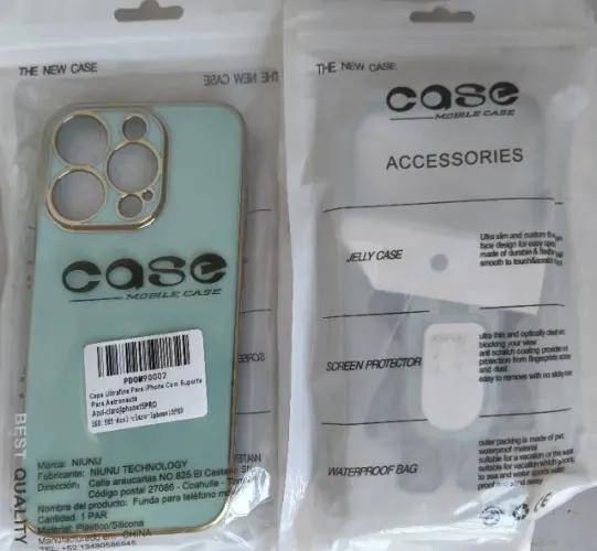 Lote 006 Capa Ultrafina para Iphone com Suporte para Astronauta Azul Claro 15 Pro Case