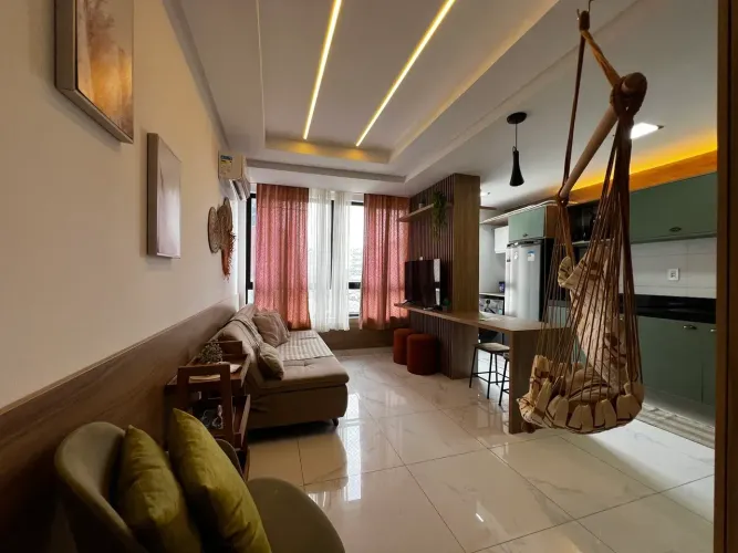 Apartamento mobiliado para locação em Intermares!!