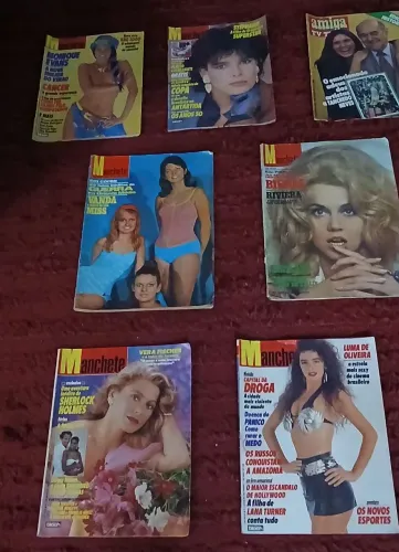 CONJUNTO COM 7 REVISTAS ANTIGAS.