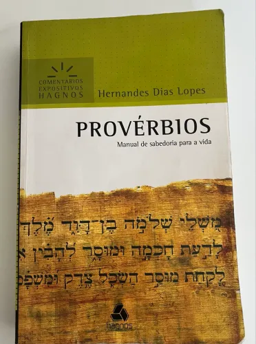 Livro Proverbios- Hernandes Dias Lopes