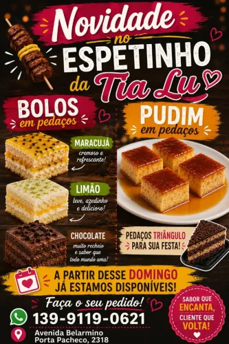 Espetinho da tia Lu! 