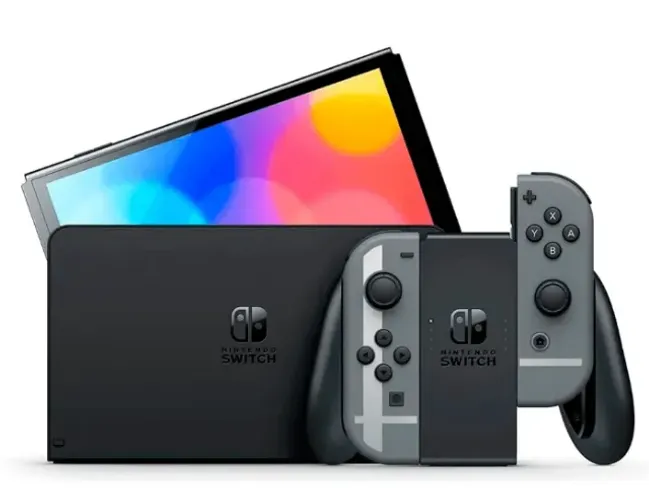 Nintendo Switch Oled - versão Smash Bros + Jogos