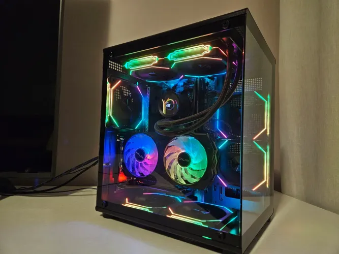 Pc Gamer AM5 DDR5 Ryzen 5 7400f RTX 4060 memória ram 16gb SSD 1tb