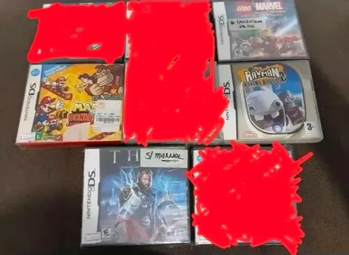 Jogos de Nintendo DS (lote)