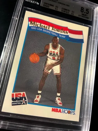 Michael Jordan Graduado BGS Beckett Barcelona Seleção USA Card NBA Basquete Carta