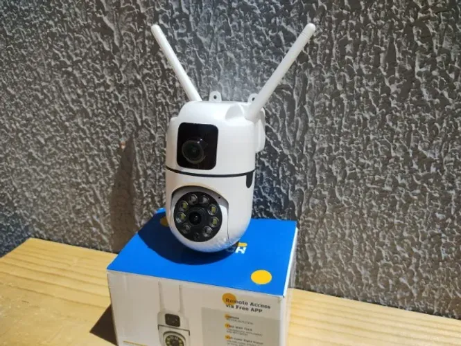 Câmera de Segurança Wi-Fi com lente dupla giro 355°