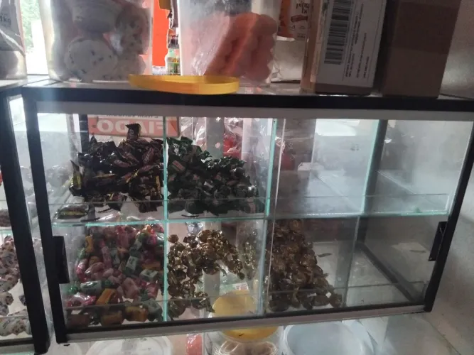 Vitrine para  balas