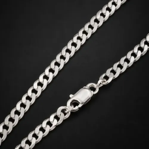 Corrente Masculina Grumet Prata 925 70cm 4mm