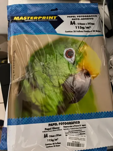 Papel adesivo fotográfico glosy 