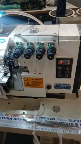 Overloque Industrial Ponto Cadeia Direct Drive