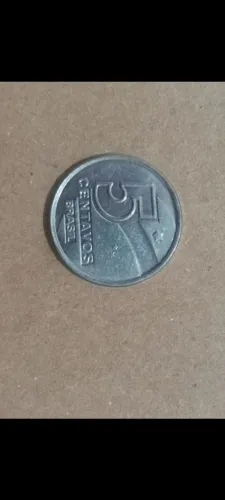 Moeda Antiga 5 Centavos (série trabalhadores)