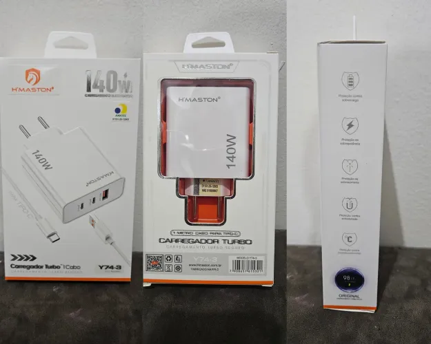 Carregador turbo 140w 