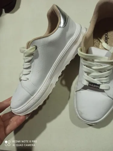 Tênis Moleca Branco N°36 usado poucas vezes 