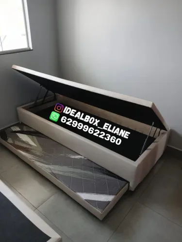 Box baú solteiro c/ auxiliar