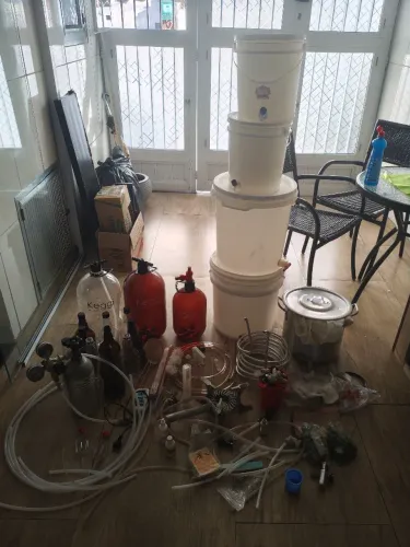 Equipamento completo para fabricação de cerveja artesanal