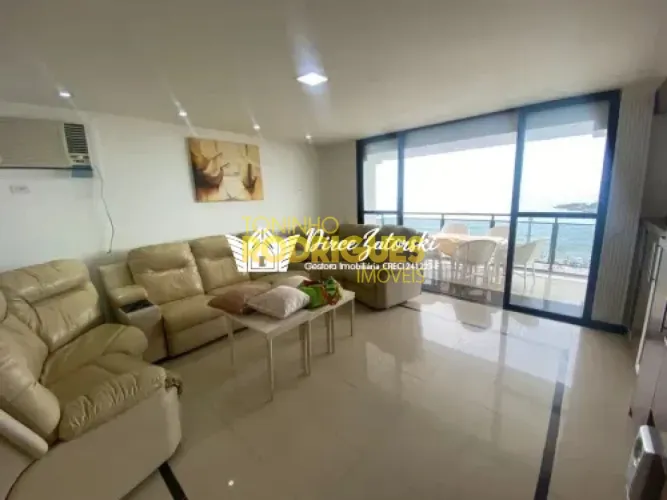 APARTAMENTO GUARUJA SP - Pitangueiras: Frente mar, Mobiliado, 4 Quartos, 5 Banheiros, 2 Va