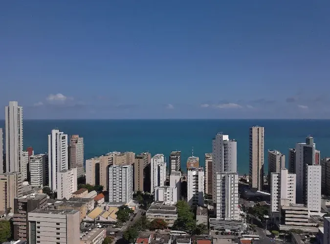 Flat 45m2 em Boa Viagem -Recife com Vista 100% Para o Mar