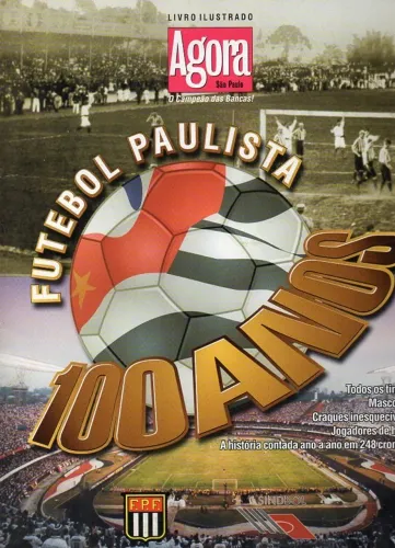 Álbum de Figurinhas Futebol Paulista 100 Anos Completo - Estado de Novo