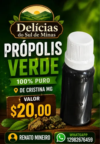 PRÓPOLIS VERDE 100% NATURAL 