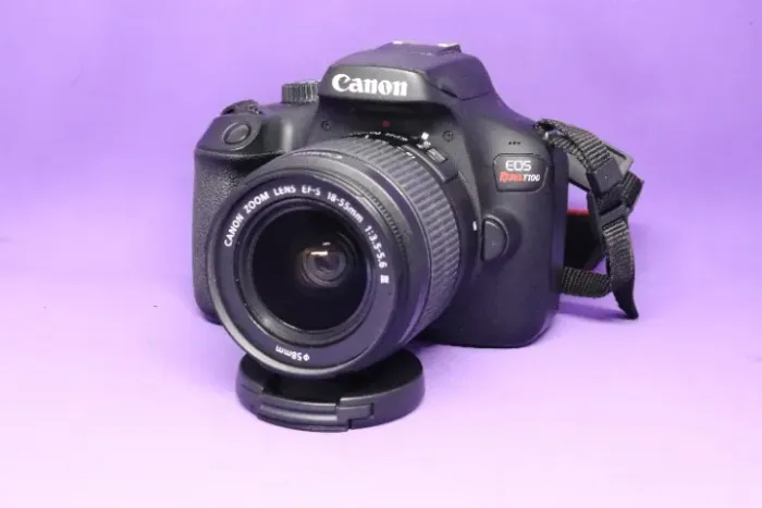 Canon Eos Rebel T100 + Lente 18-55mm + 128gb + 2 Baterias + Bolsa