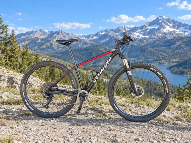 SPECIALIZED ELITE ROCKHOPPER + ROCKSHOX XC32 - 1x12 DEORE + SRAM EAGLE - T17 + NF