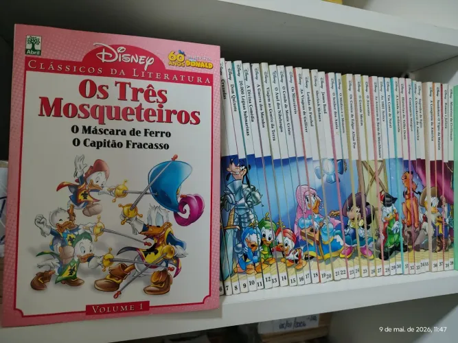 (VENDIDO ) Clássicos da Literatura Disney, coleção completa, 40 exemplares. Oportunidade! 