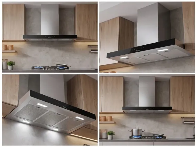 Coifa Philco 90cm Exaustor e Depurador Painel Touch PCO90I - 220V.