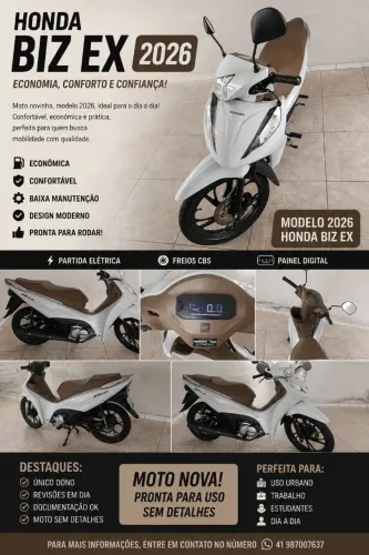 Honda Biz EX 2026