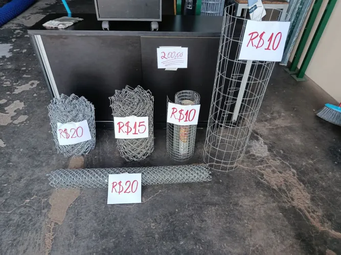 Promoção de tela - rolo fechado de diversos tamanhos