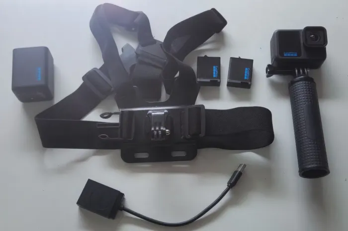 Gopro hero 13 black usada + acessórios