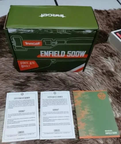 Fonte TGT Enfield 500W Bivolt - Nova | Ótimo Custo-Benefício