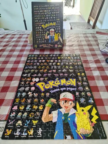Quebra cabeça Pokémon Estrela antigo raríssimo 1999