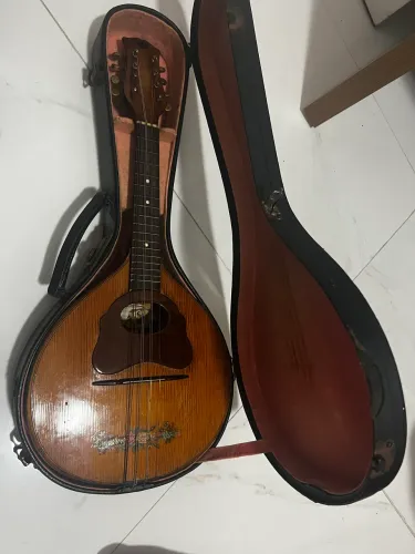 Bandolim Antigo "Alpina" com Estojo Rígido - Peça Vintage / Colecionador