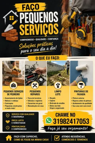 Faço pequenos serviços