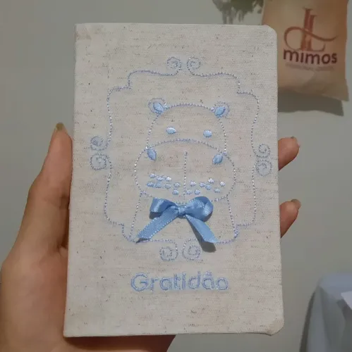 Bloquinho bordado