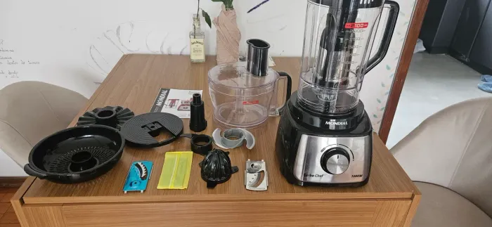 Multiprocessador Mondial 9 em 1 ESSENCIALMENTE NOVO
