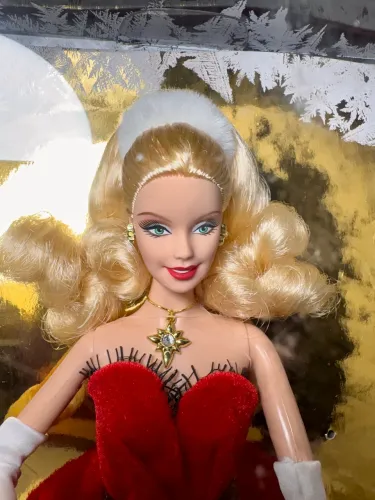 Barbie Holiday 2007 (Miss Claus) - NRFB - Caixa com Detalhes do Tempo.