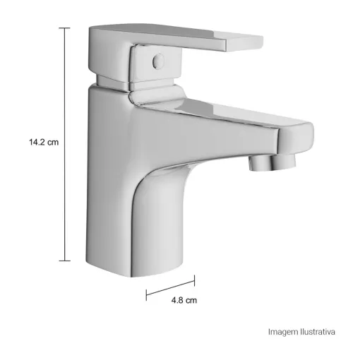 Misturador Monocomando Deca Smart 2875.C71 Cromado - Novo Lacrado