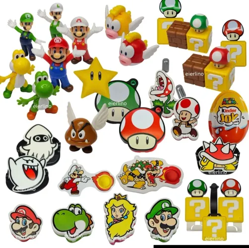 Miniaturas Super Mario Bros Kinder Joy (NAO COMPRAR ESSE ANÚNCIO)