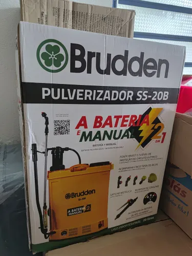 Pulverizador Brudden SS20B - 20l - bateria manual e elétrica