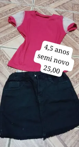 Desapego de menina 4,5 anos