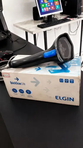 LEITOR DE CÓDIGO DE BARRAS ELGIN DATALOGIC QUICKSCAN LITE QW2100 USB